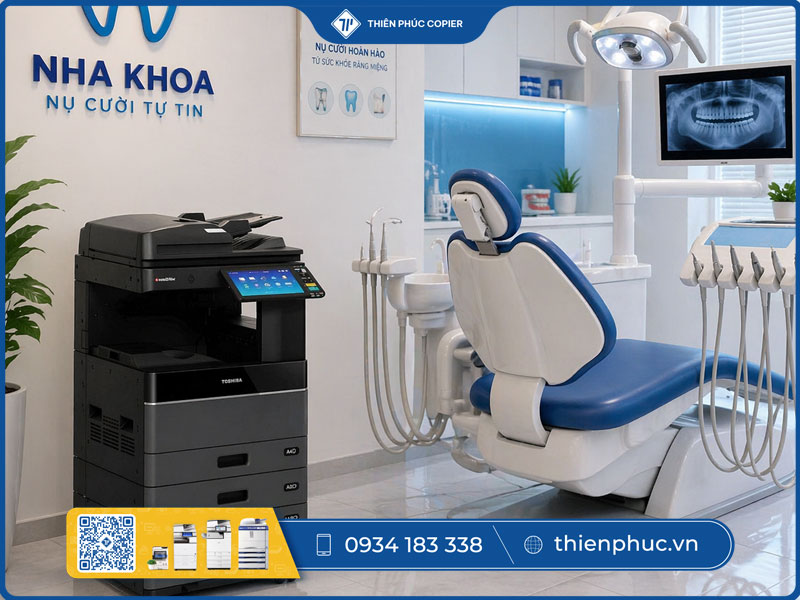 Cho thuê máy photocopy cho phòng khám nha khoa