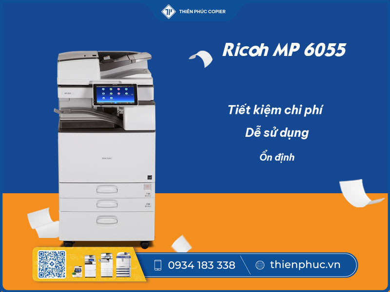 Máy photocopy Ricoh MP 6055 có tốt không