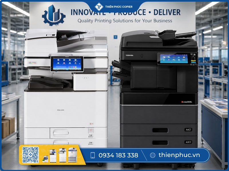 Thuê máy photocopy cho công ty sản xuất