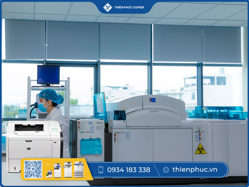 Thuê máy photocopy cho trung tâm xét nghiệm