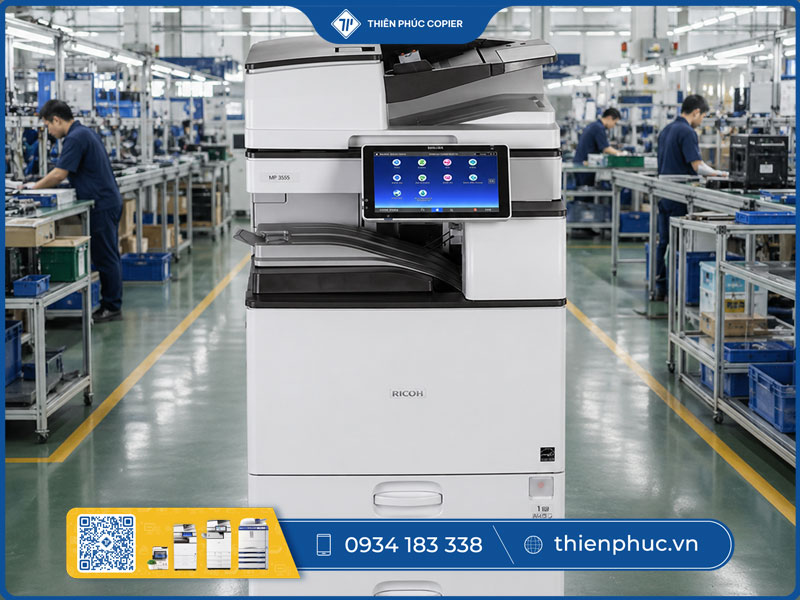 Thuê máy photocopy cho xưởng sản xuất