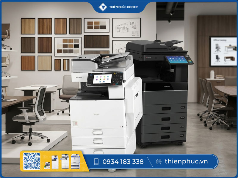 Cho thuê máy photocopy công ty nội thất