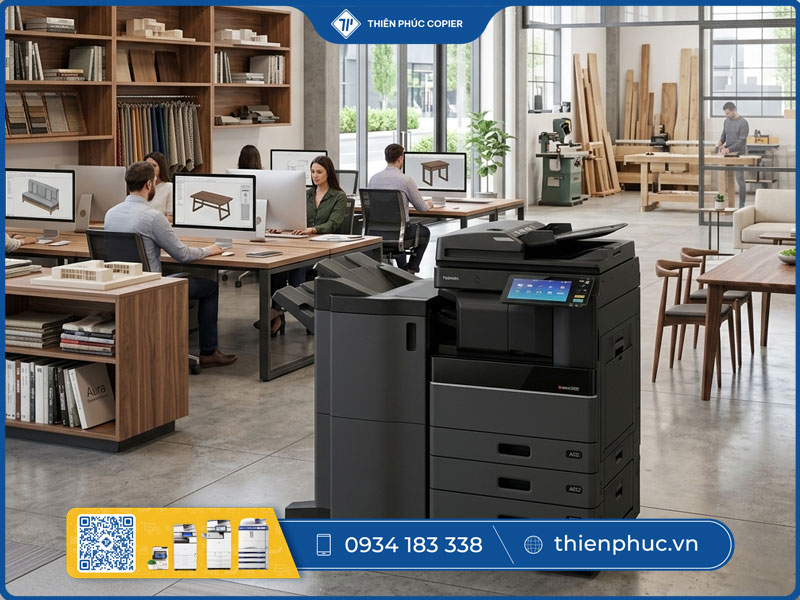 Cho thuê máy photocopy công ty nội thất