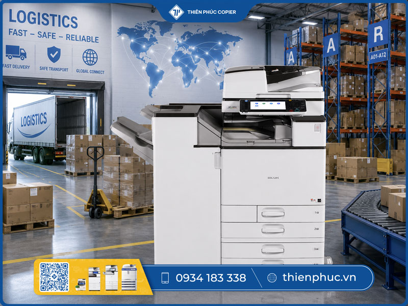 Cho thuê máy photocopy ngành logistics