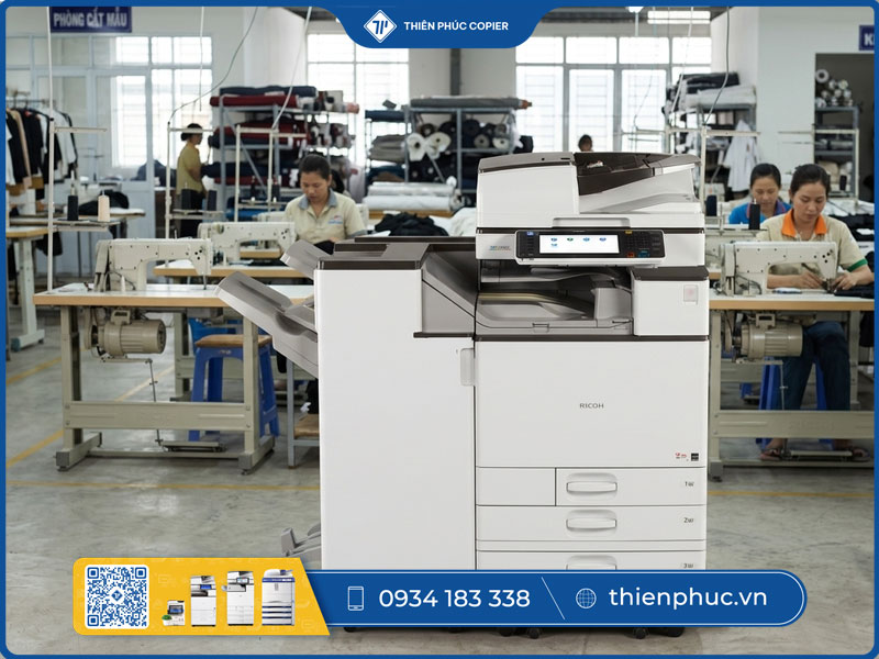 Cho thuê máy photocopy ngành may mặc