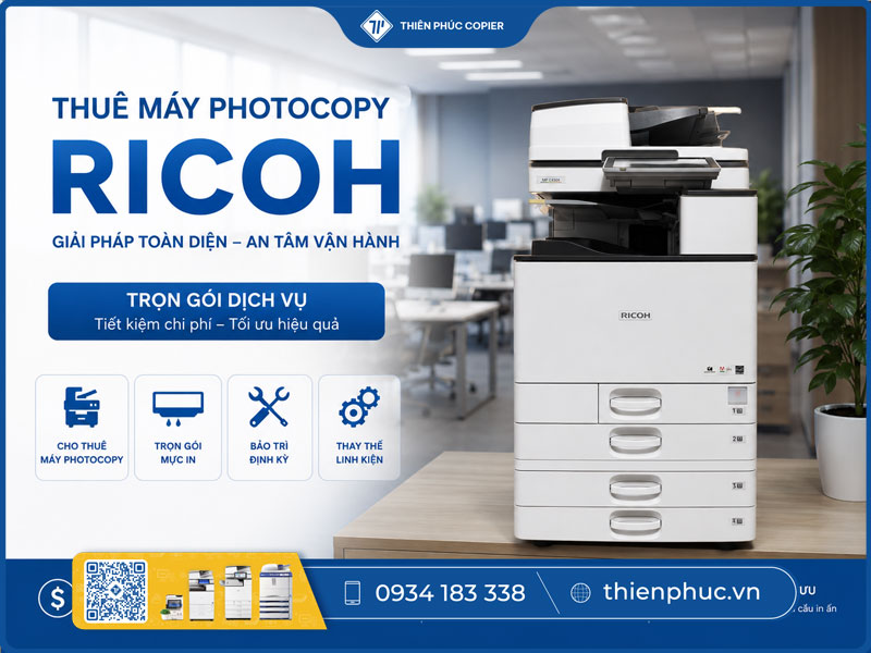 cho thuê máy photocopy Ricoh trọn gói