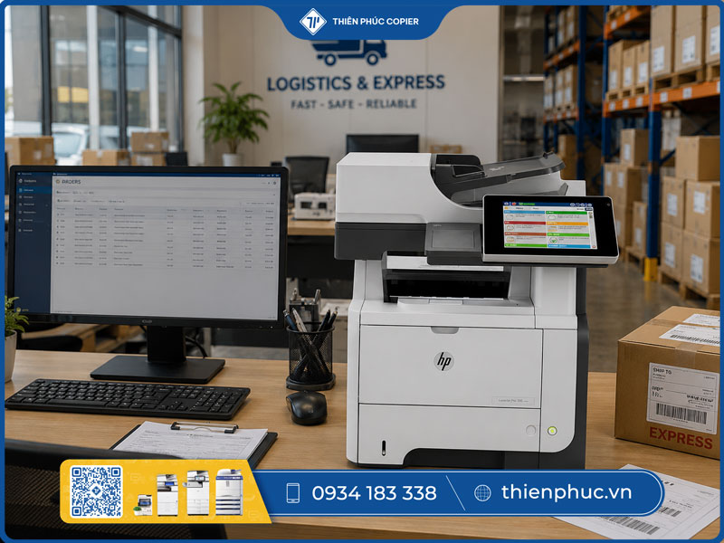 Thuê máy photocopy cho công ty giao nhận