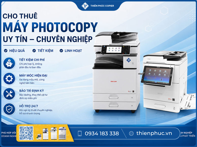 Thuê máy photocopy cho công ty giao nhận