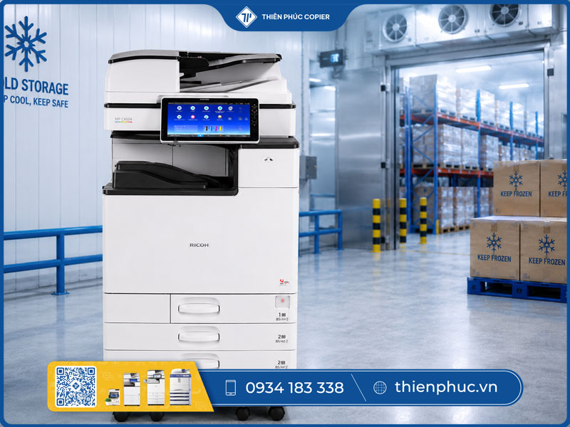 thuê máy photocopy cho kho lạnh