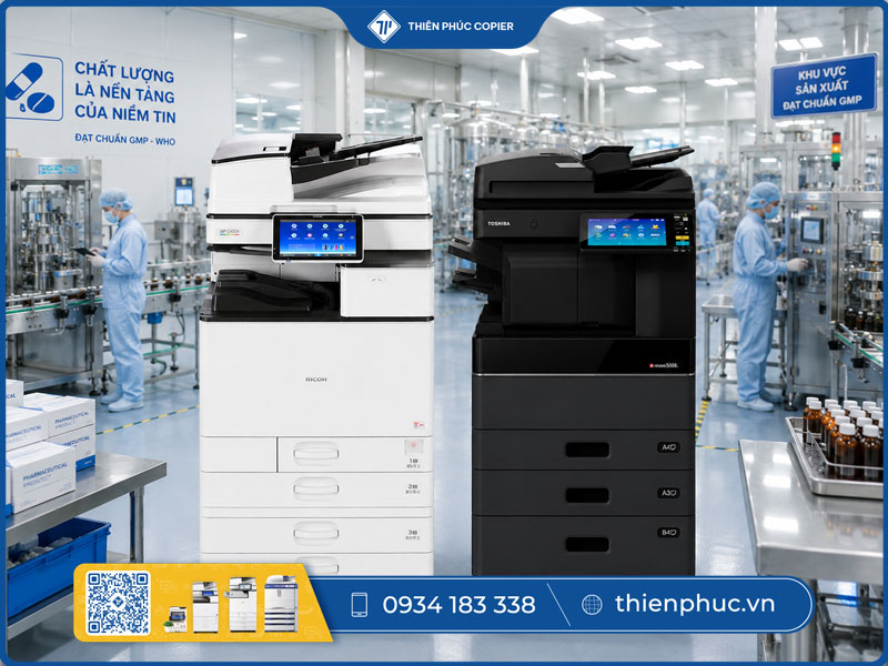 Thuê máy photocopy cho nhà máy dược phẩm