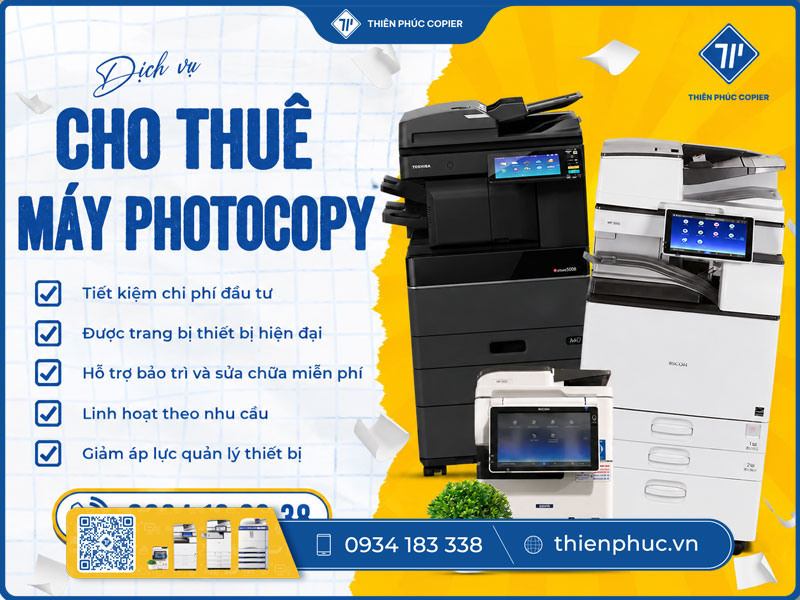 Thuê máy photocopy có lợi không