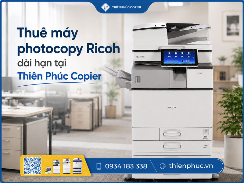 Thuê máy photocopy Ricoh dài hạn