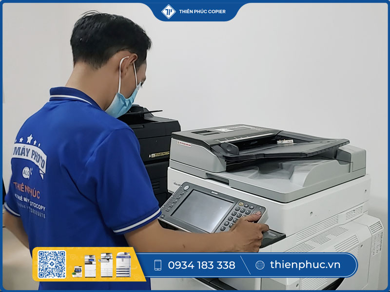 Thuê máy photocopy Ricoh miễn phí lắp đặt