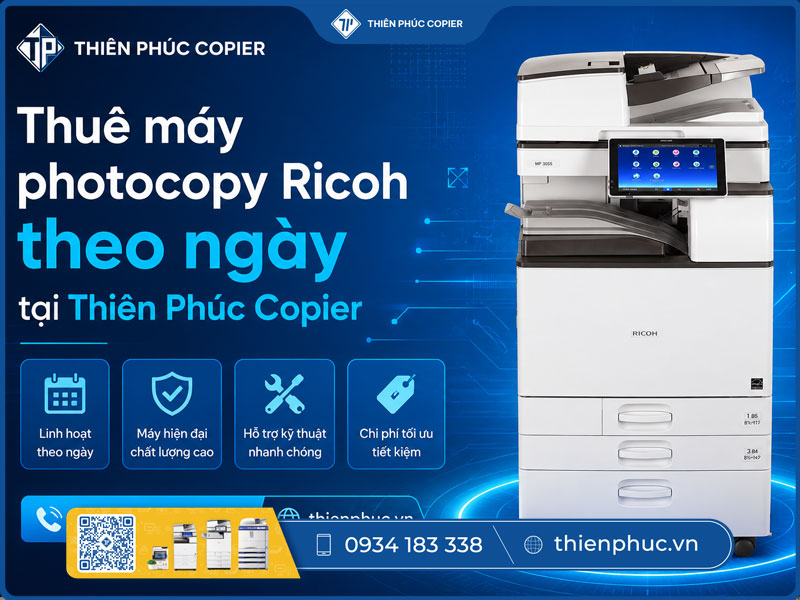 Thuê máy photocopy Ricoh theo ngày