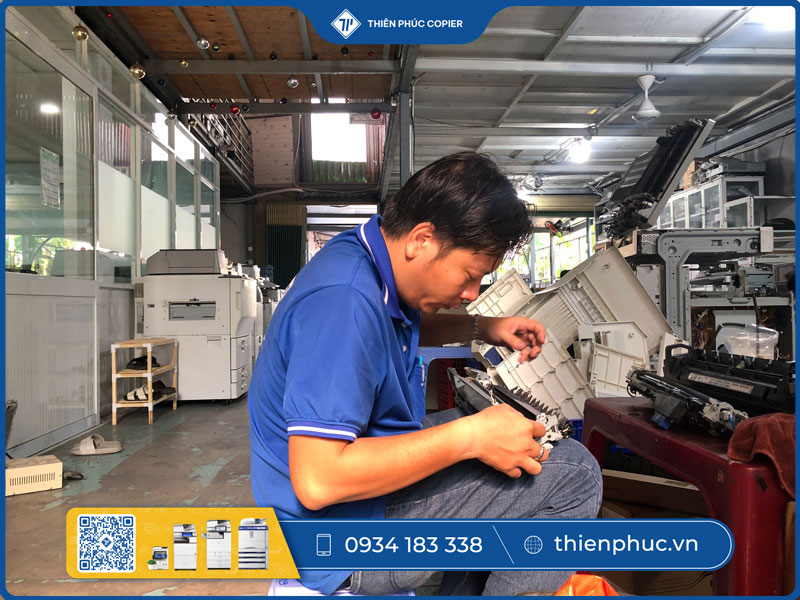 Cách sửa máy photocopy Ricoh