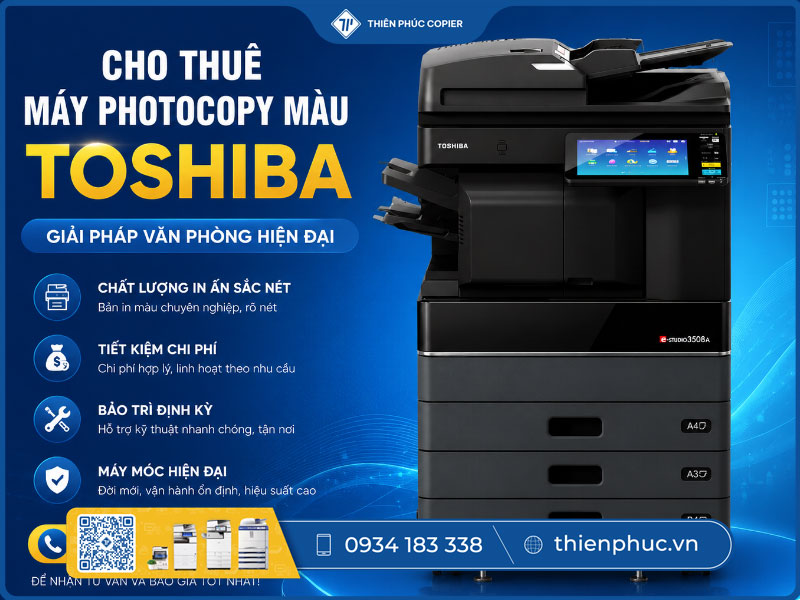 cho thuê máy photocopy màu toshiba