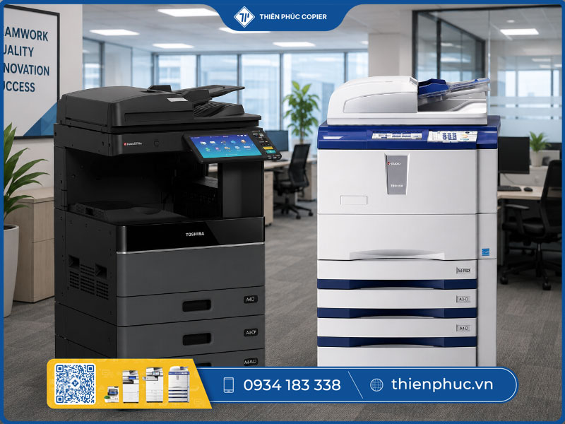 Cho thuê máy photocopy trắng đen Toshiba