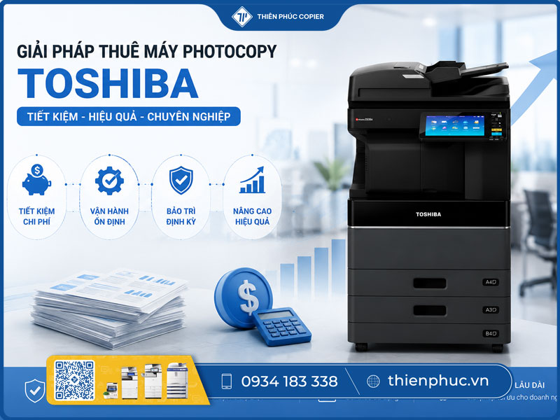 Giá thuê máy photocopy Toshiba 