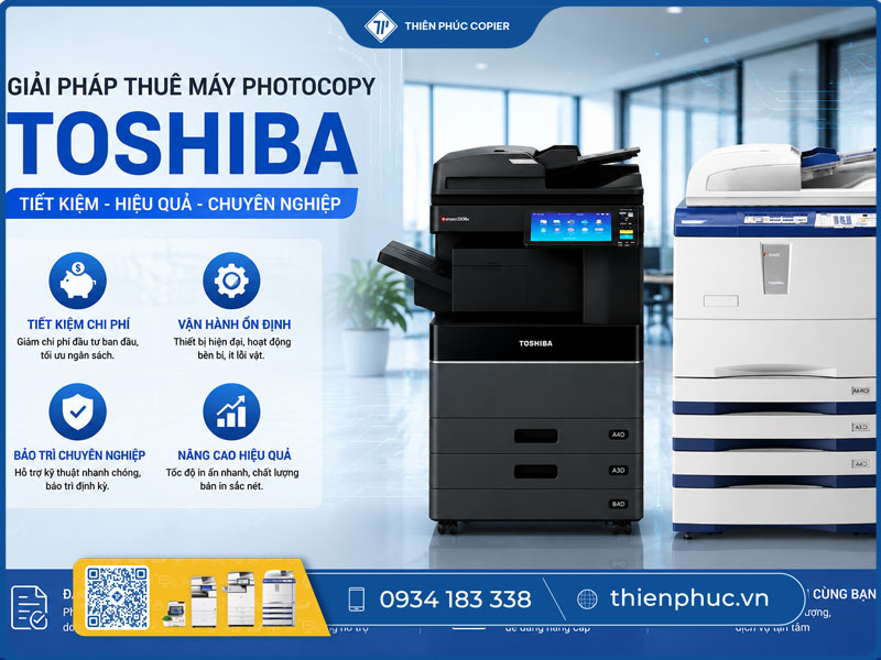 Giá thuê máy photocopy Toshiba 