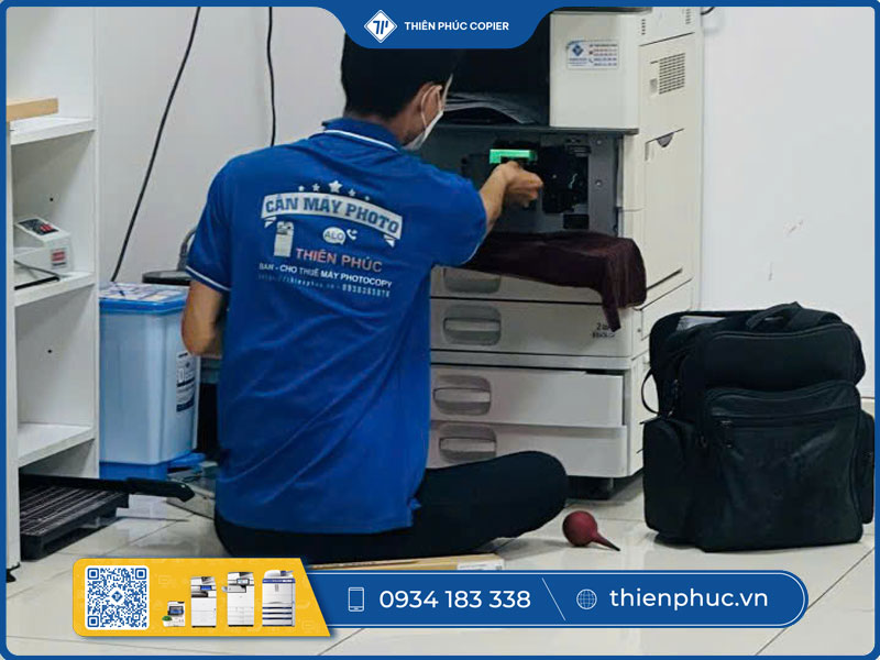 Máy photocopy Ricoh bị kẹt giấy