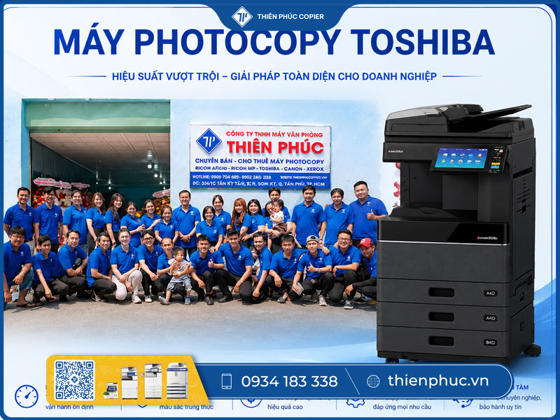 máy photocopy Toshiba và canon