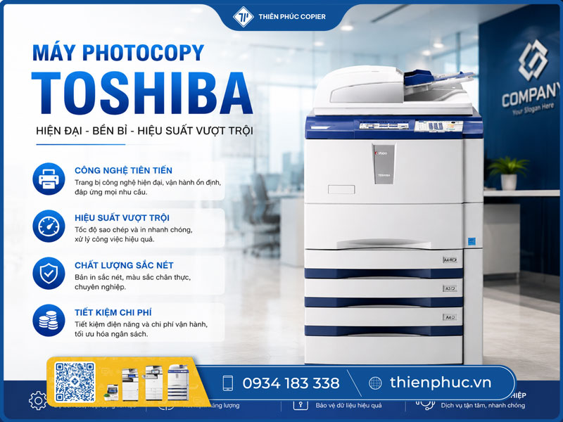 Máy photocopy Toshiba và Xerox