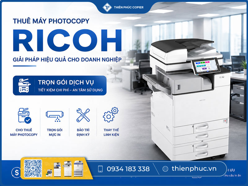 Những lợi ích thuê máy photocopy Ricoh