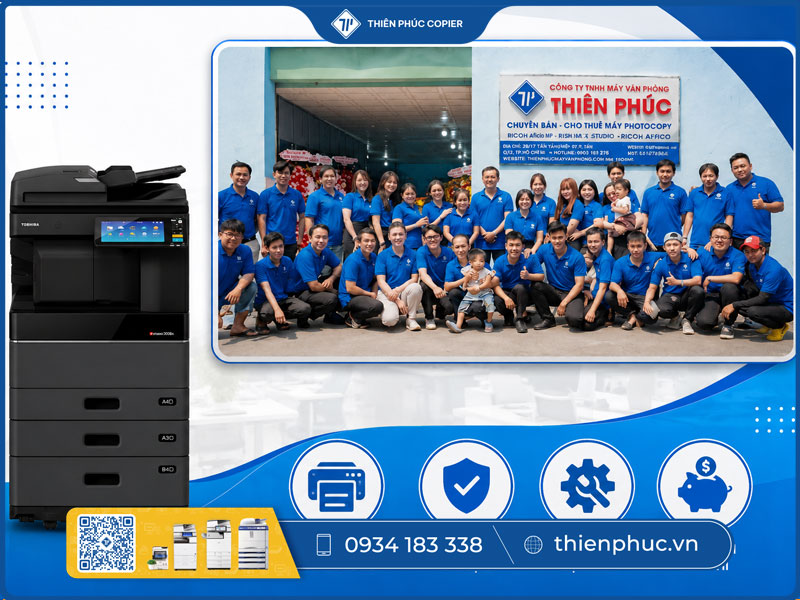 Thuê máy photocopy màu Toshiba E Studio