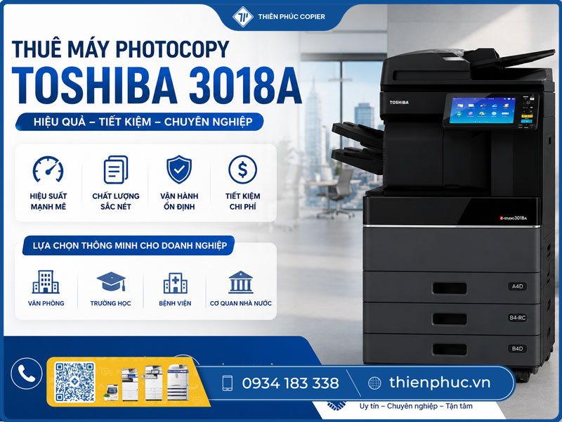 Thuê máy photocopy Toshiba 3018A