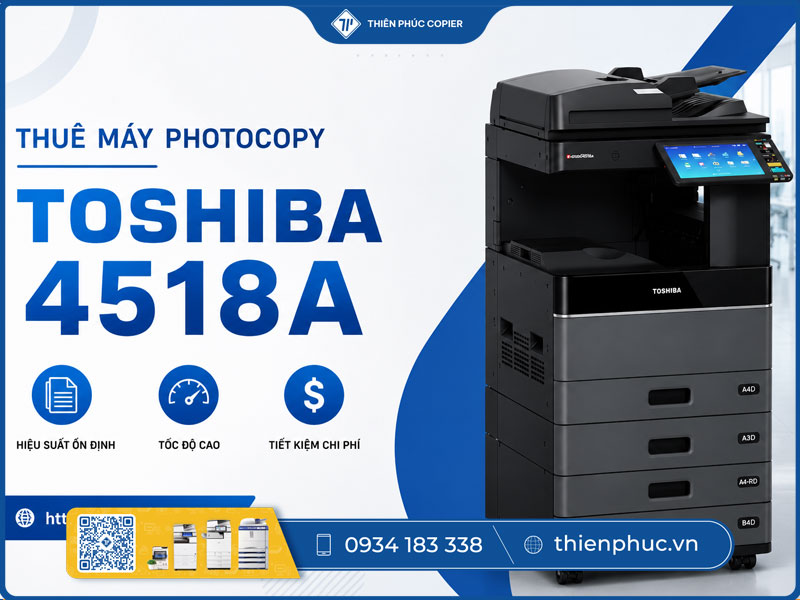 Thuê máy photocopy Toshiba 4518A