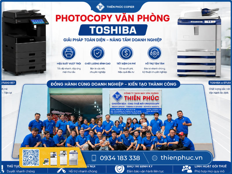 Thuê máy photocopy văn phòng Toshiba