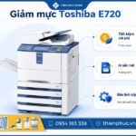 Cách giảm mực máy photocopy Toshiba E720